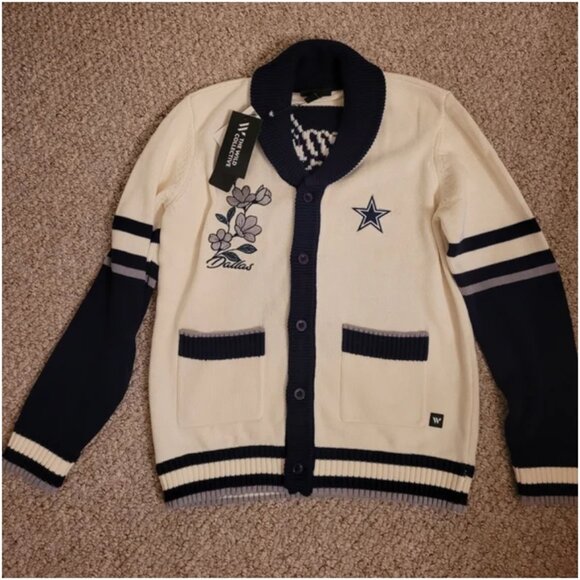 Anthropologie NWT Wild Collective NFL Cardigan Sweater The Dallas Cowboys size S - Picture 4 of 8